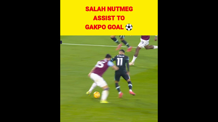 Mo Salah Nutmeg Assist Gakpo Goal 😳
