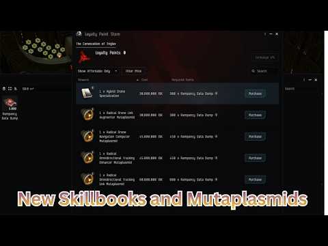 Eve Online - Where to get NEW Hybrid Drone Specialization skillbook and exclusive mutaplasmids