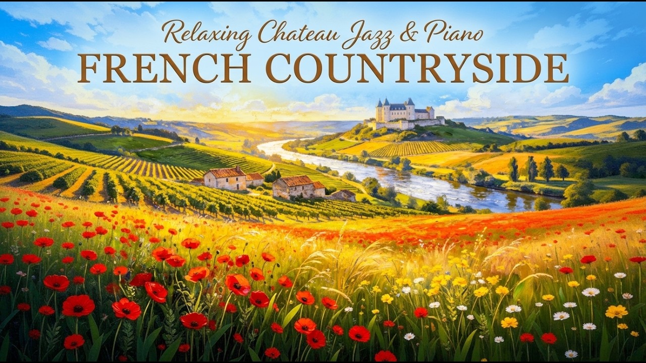 FRENCH COUNTRYSIDE 🏰 Relaxing Instrumental Music — Chateau & Vineyard Playlist