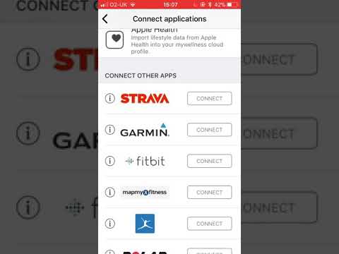 MyWellness App - Connect 3rd Party Apps
