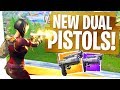 The NEW DUAL WIELD PISTOLS are SCARY! - Fortnite New Gun Patch 4.5 (Playground Mode Removed Temp)