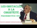 Les obstacles  la christit par herb fitch conf de 1969