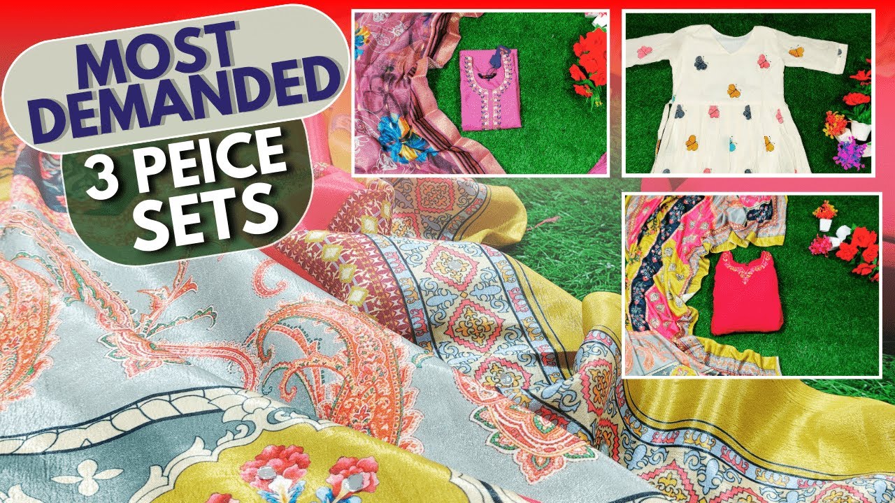 Most demanded 3 piece sets | Blessing studio official | #3piecesets # ...