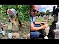 Why This Man Cleans Cemetery Headstones on TikTok