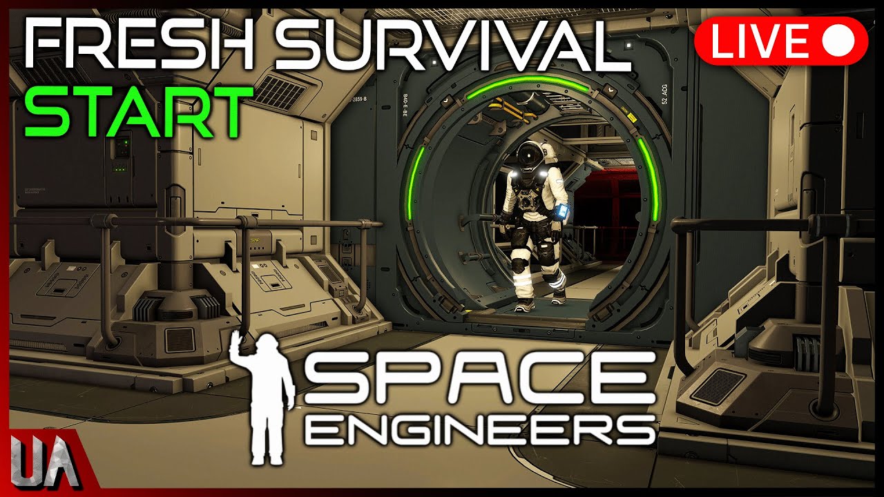 Fresh Survival Start! | Space Engineers 🔴 - YouTube