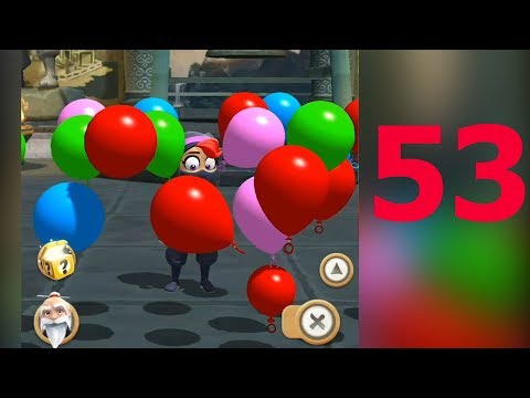 Clumsy Ninja - Gameplay Walkthrough Part 53 - Level 55-56 | BuddyFun