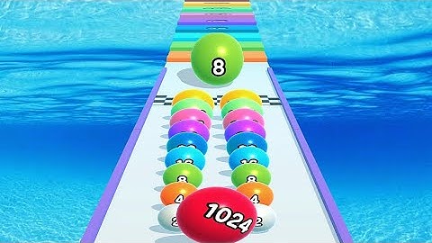 Ball Run 2048 Game 3D/ All Levels Part 2/iOS, Walkthrough, iPhone, News Update Android Gameplay 2022