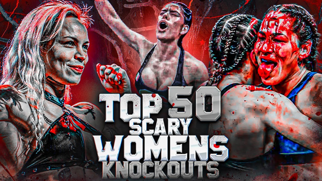 The SCARIEST Women's Top 50 Knockouts MMA, Boxing & Kickboxing Brutal