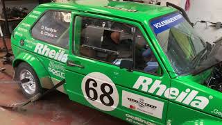 Mk1 Golf Rally car on Dyno