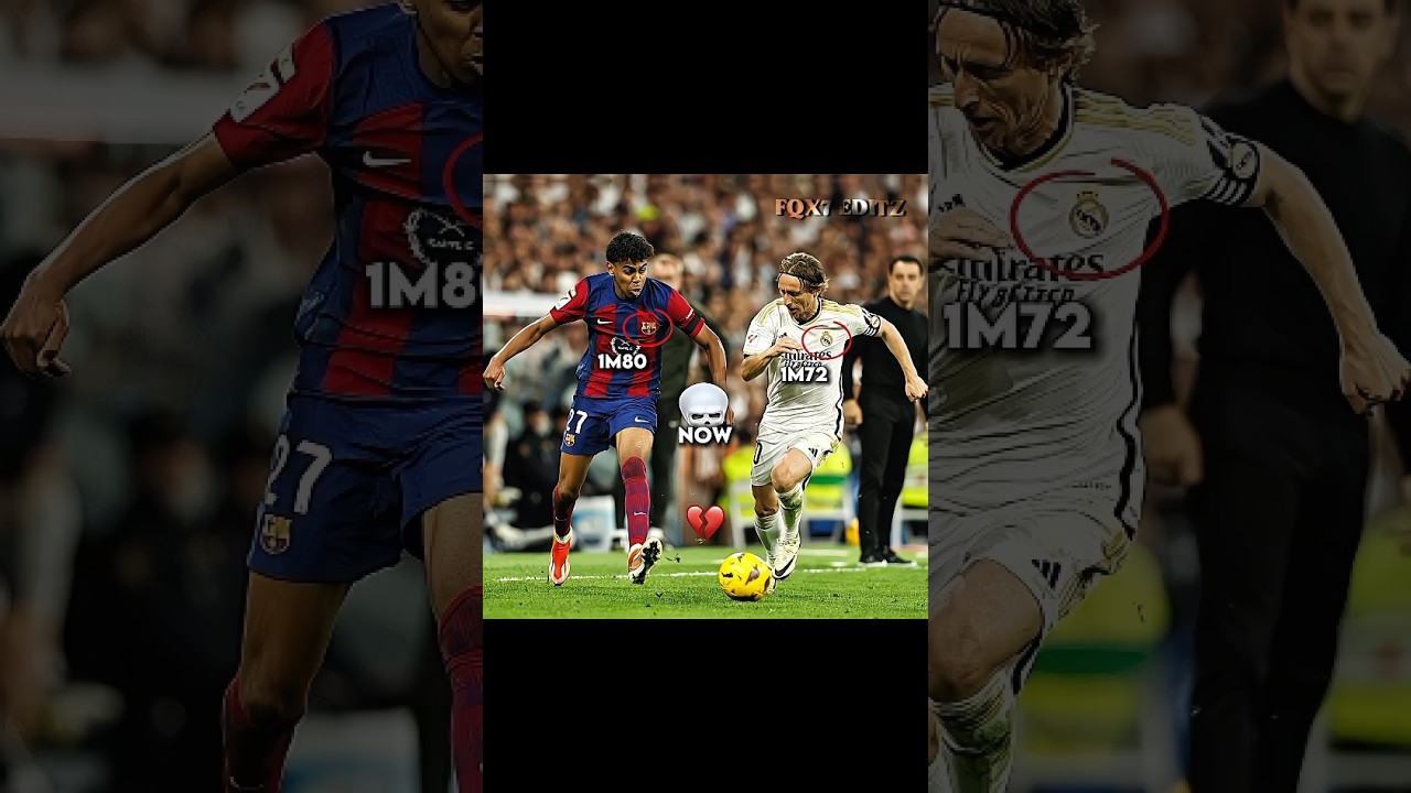 Luka Modrić X Lamine Yamal : Then Vs Now Height 💀😍 