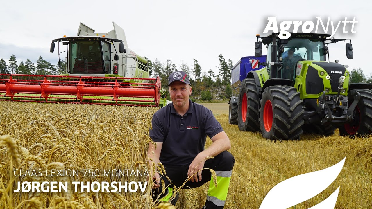 CLAAS LEXION 750 MONTANA og HORSCH Avatar 6.16 SD | Jørgen Thorshov