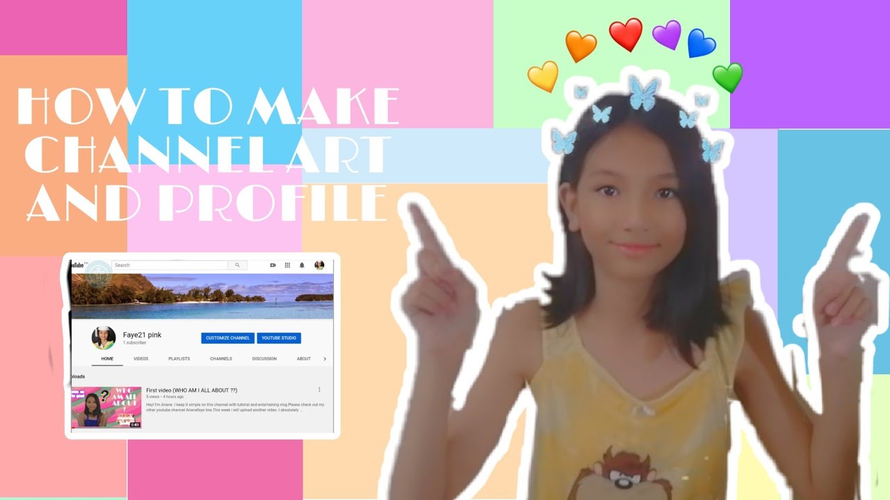 how to make your own youtube channel profile picture
