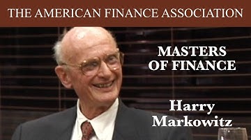 Masters of Finance: Harry Markowitz