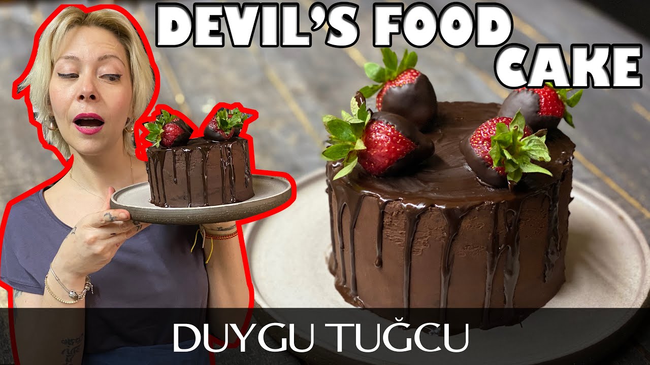 Devil’s Food Cake Tarifi 🍫❤️ | BAŞTAN ÇIKARTICI ÇİKOLATALI PASTA | Chef Duygu Tugcu