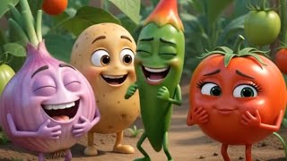 🥔❤️ The Love Story of Potato and Tomato | Funny Vegetable Cartoon Story | Hindi 3D Animation