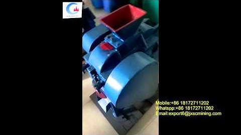 laboratory double roll crusher Muti angle video