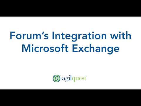How Does Forum's Integration with Microsoft Exchange Work