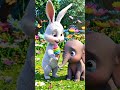Baby Elephant Lost His Ice Cream 😭🐘 | Cute Bunny Helped Him 🍦✨ | Kids Story Shorts #BabyElephant