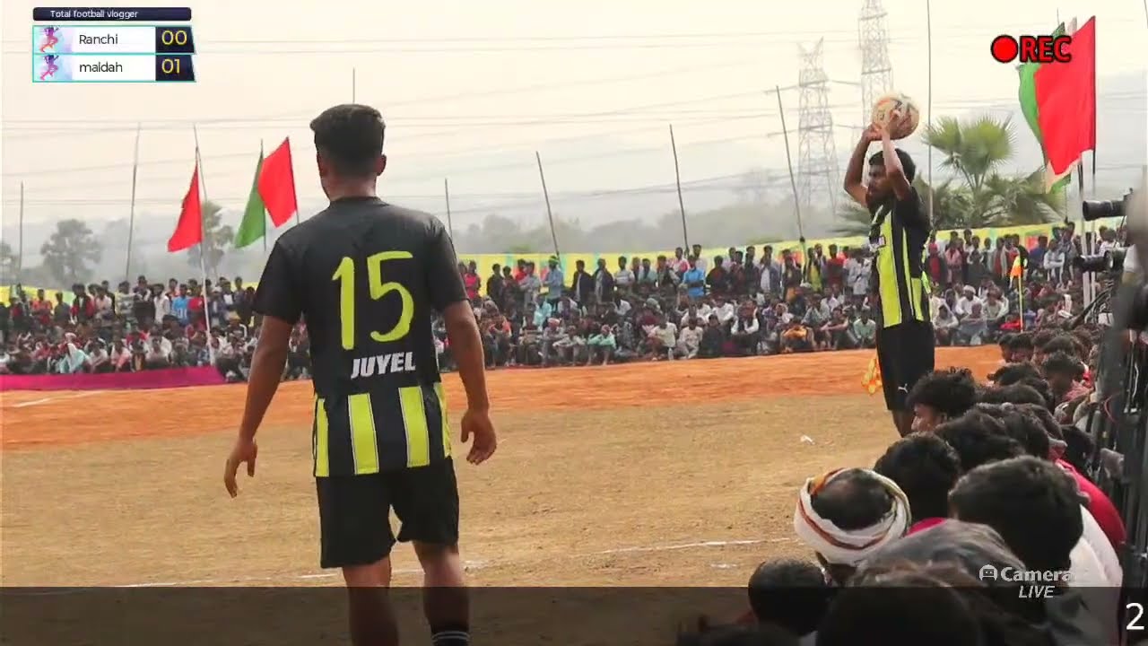 2 day b m l Rock star club balidih borio football tournament live 2026 Total football vlogger 's
