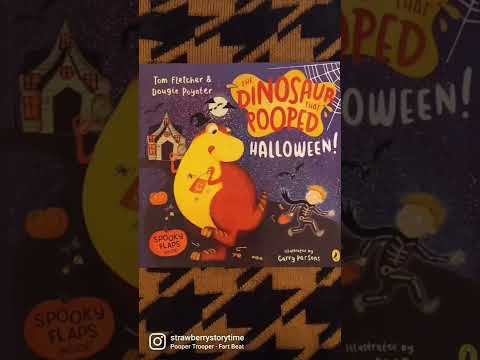 The Dinosaur that pooped Halloween lift the flap #shorts #kidsbookreview