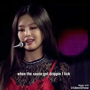 Blackpink whistle Jennie's English rap whatsapp status video With lyrics || Jennie edit video