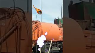 Unusual garbage truck - garbage loading! #short #garbagetruck