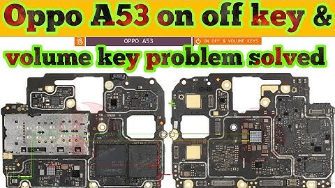 Oppo A53 on off key & volume key not working solution|#viralvideos