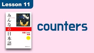 Counters | Minna no Nihongo | Lesson 11
