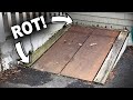 Basement Bulkhead Door Replacement / Fixing Rotted Siding!