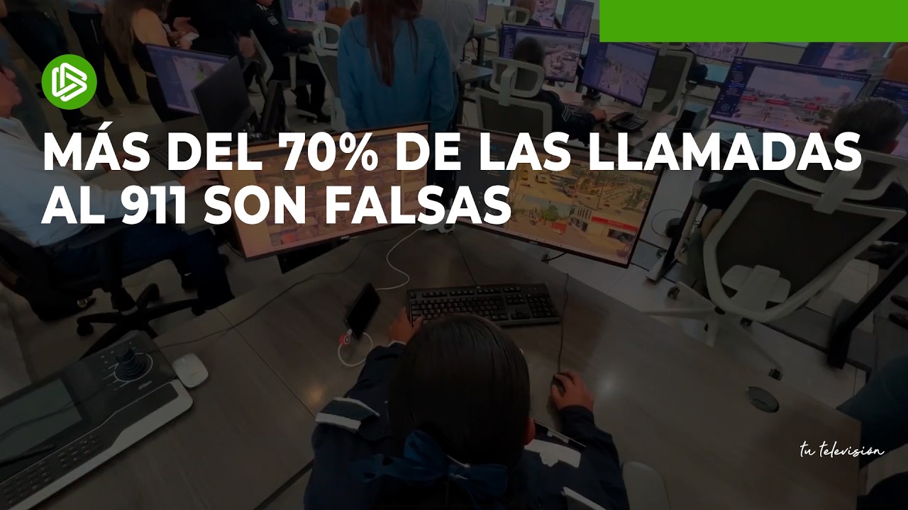 Más del 70% de llamadas al 911 son falsas y saturan el servicio. - YouTube