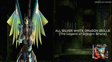All White Dragon Skills Shana - The Legend of Dragoon - classic jrpg game