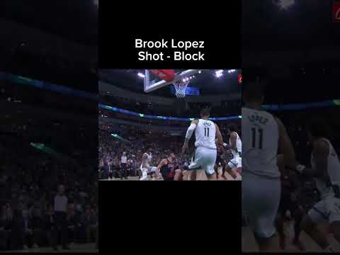 Basketball Shot - Block Brook Lopez