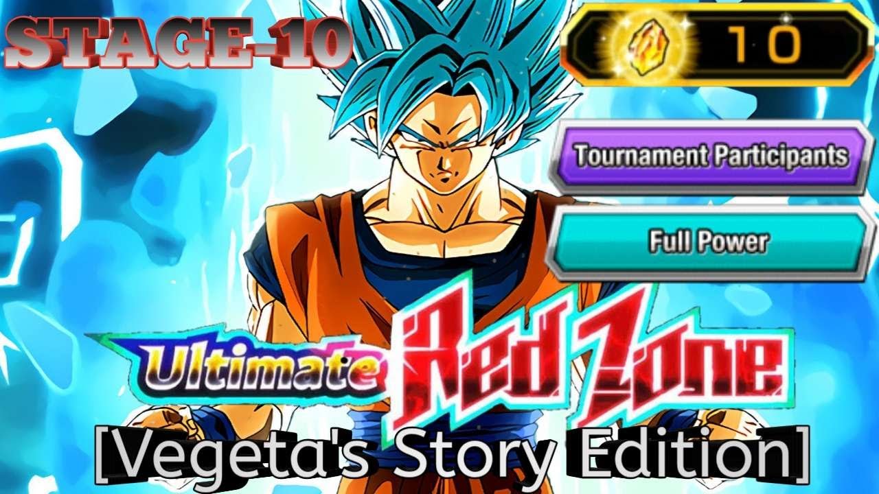 ALL MISSIONS COMPLETED! ULTIMATE RED ZONE STAGE 10 VS SSB VEGETA - Dragon Ball Z Dokkan Battle