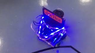 Vex robot w 5 volt strip LEDs
