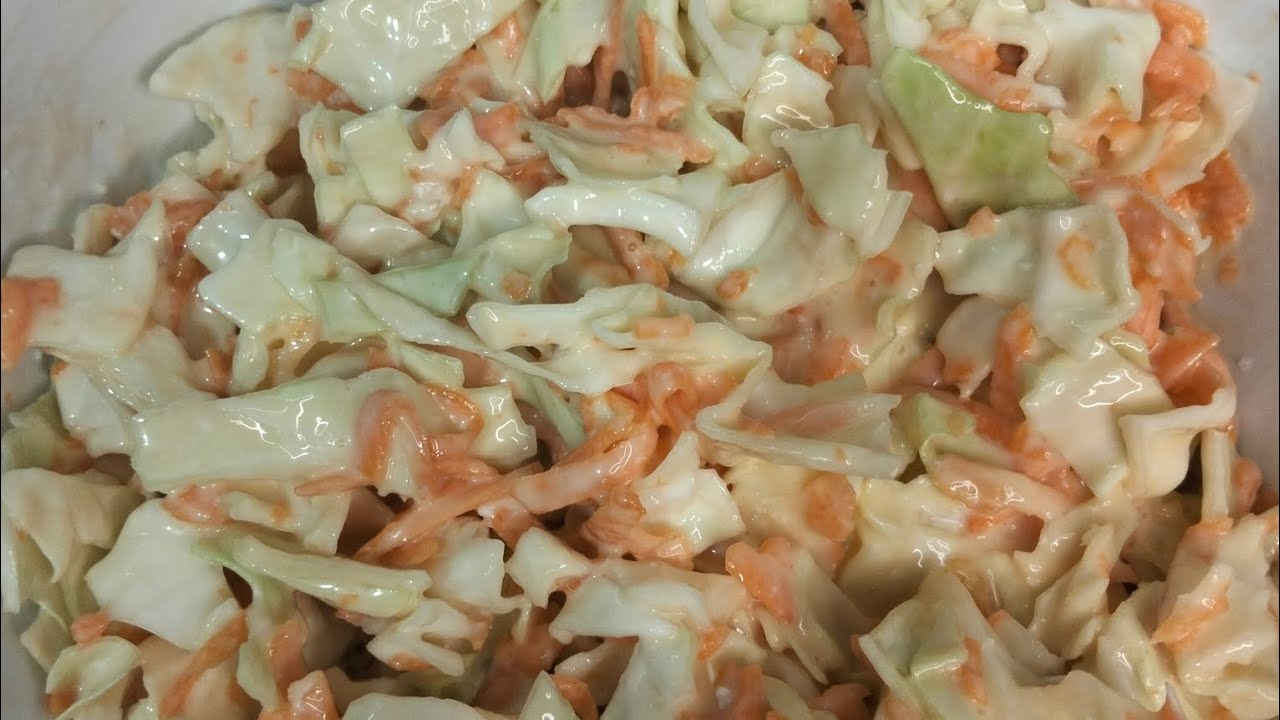 كول سلو المطاعم في البيت بطعم خرافي 😋💯💡🥬😍✨🤤👍🏻🥕👌🏻