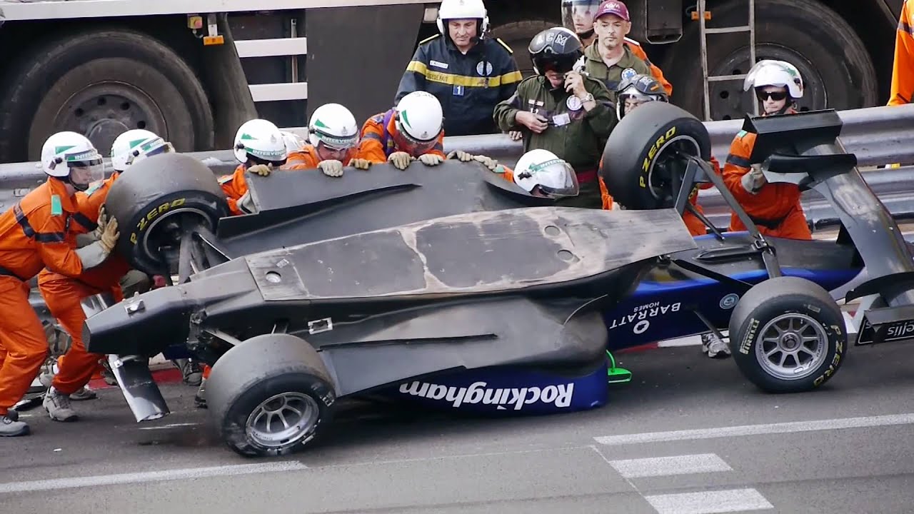 Grand Prix F1 Monaco 2012 : accidents - YouTube