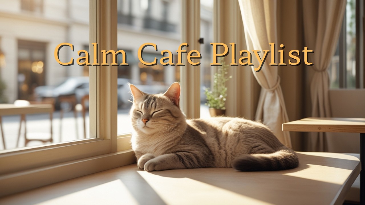 Relaxing Café Background Music☕Calm Orchestral Instrumental Playlist for Study, Work