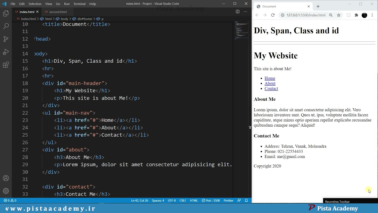 HTML & CSS - جلسه یازدهم