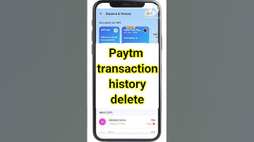 how to delete paytm transaction history 2025