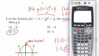 Algebra 1 Regents January 2016 #01