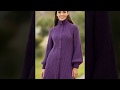 Pletena moda.Стильное вязаное пальто / Stylish knitted coat (crochet )