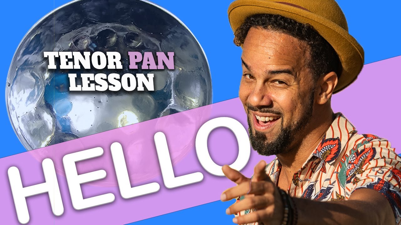 Notes For Hello by Kes The Band Tenor Steelpan Soca Tutorial YouTube