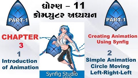 std 11 ch3 creating animation using synfig gujarati med.