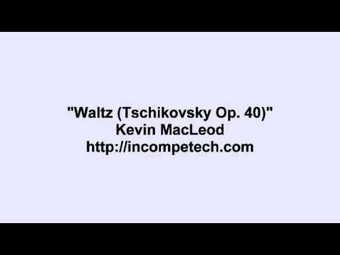 Pyotr Ilyich Tchaikovsky (recording by Kevin MacLeod) ~ Waltz (Tschikovsky Op. 40)