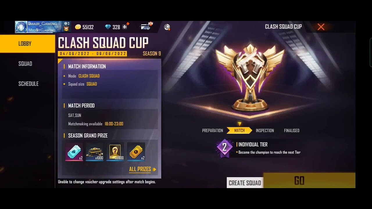 FREE FIRE CS CUP THEME SONG[] LEGENDARY BASS[]