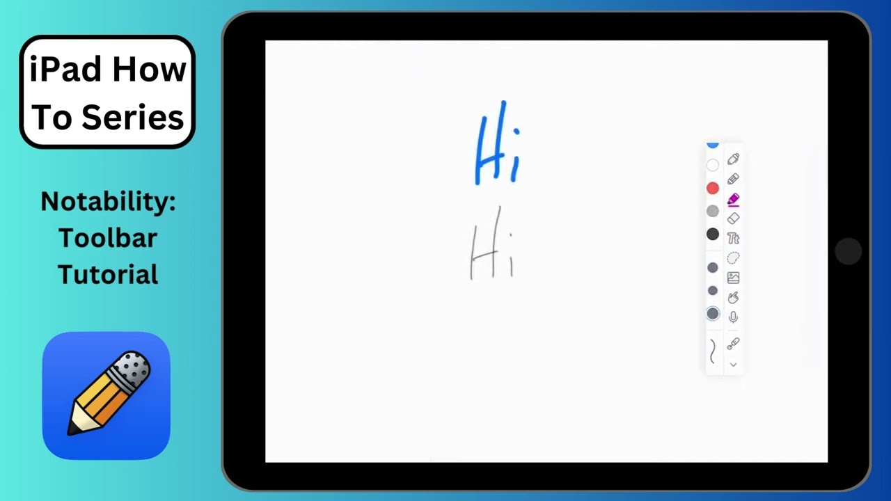 Notability - Toolbar Tool Overview