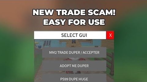 TRADE SCAM FOR MURDER MYSTERY 2! | CHECK COMMENTS | #mm2
