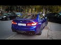 BMW M5 with Akrapovic exhaust REVS