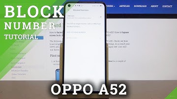 How to Block Number in OPPO A52 – Create Blacklist