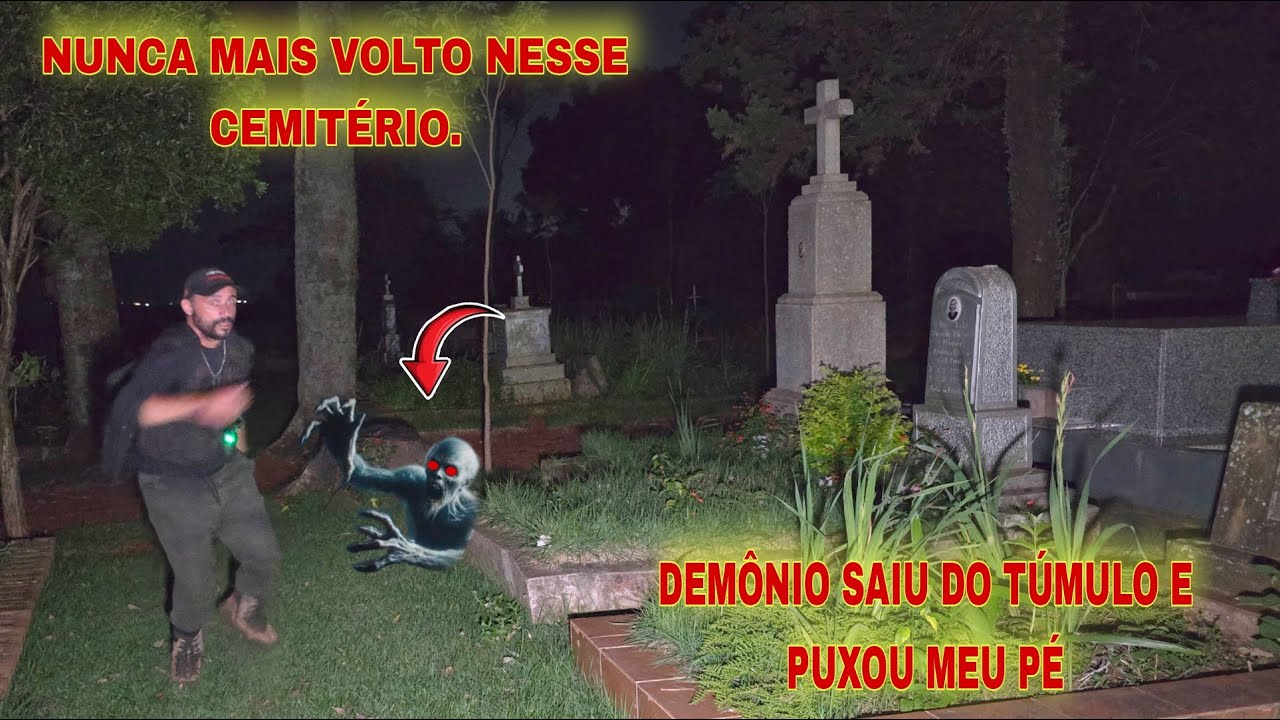 NUNCA MAIS VOLTO NESSE CEMITÉRIO, TIVE QUE SAIR CORRENDO - SPIRITBOX